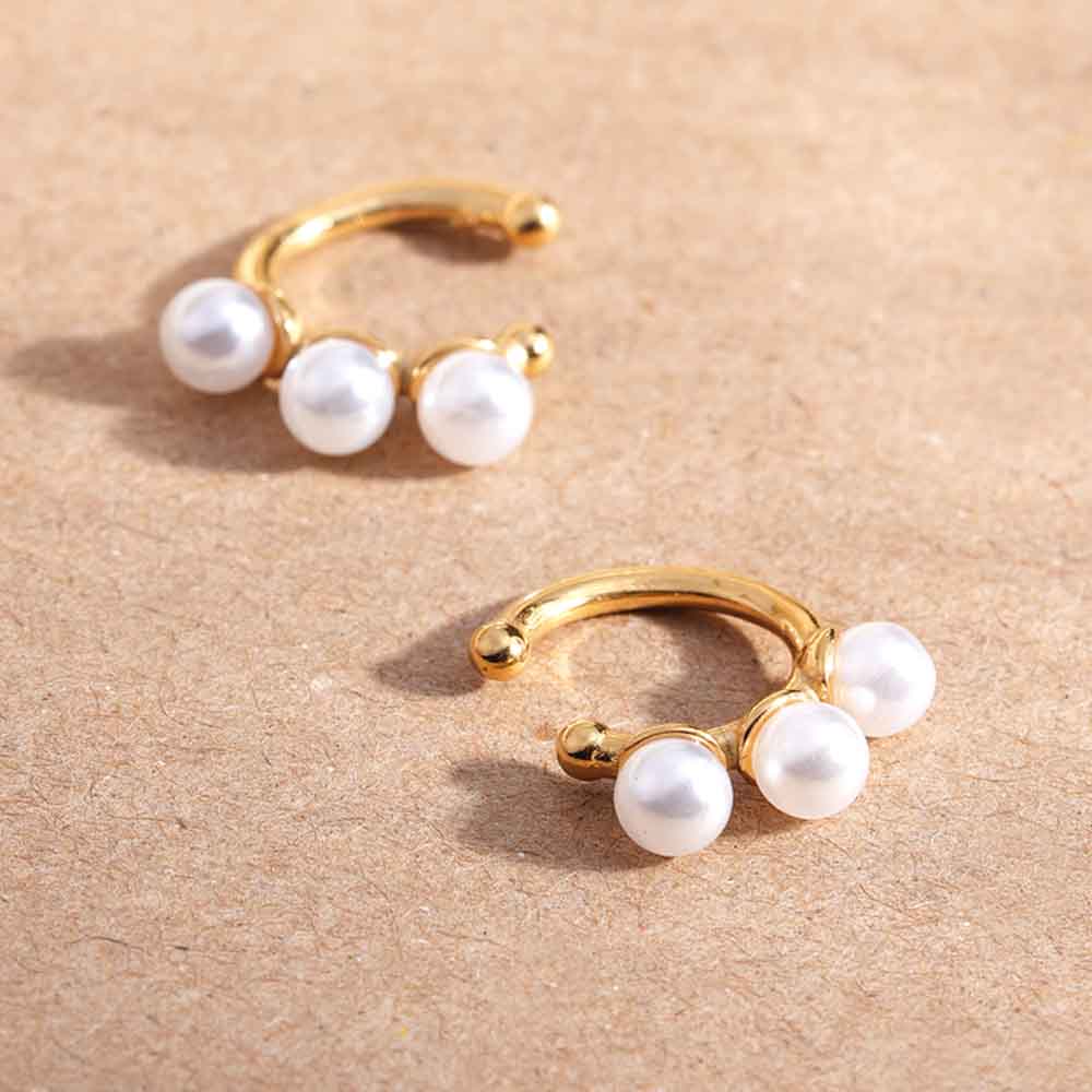 Trio Pearl Cuff - view 5