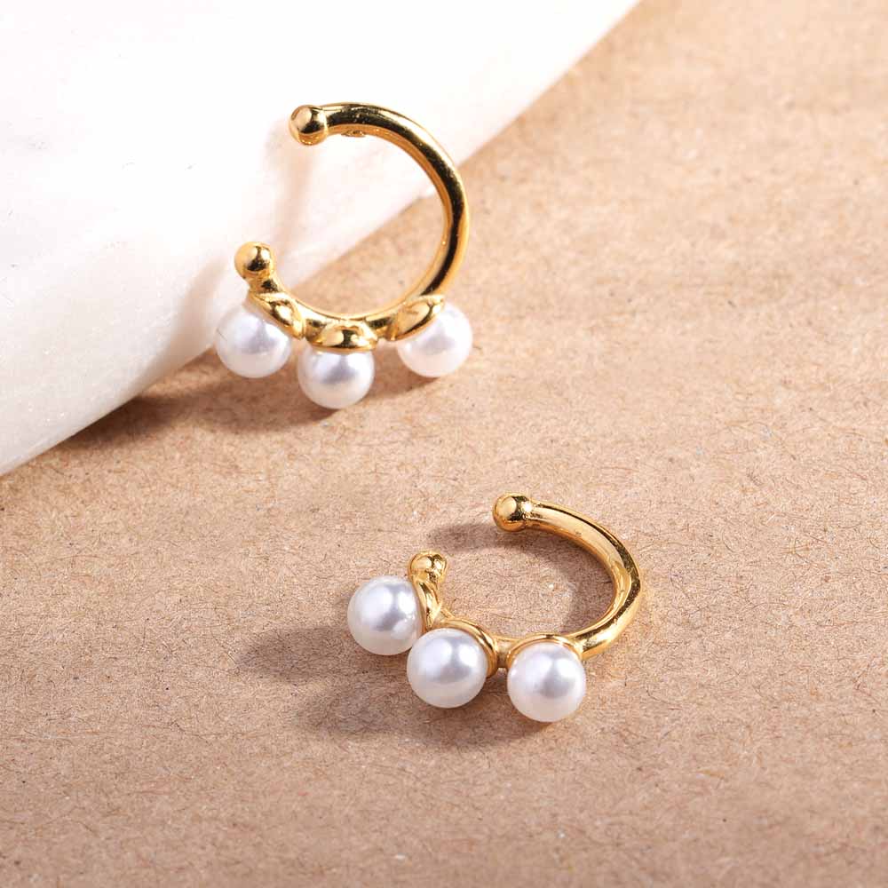 Trio Pearl Cuff - view 4