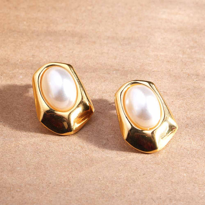 Lustra Cameo Earrings - 1