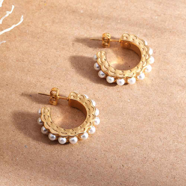 Opal Throne Hoops - 3