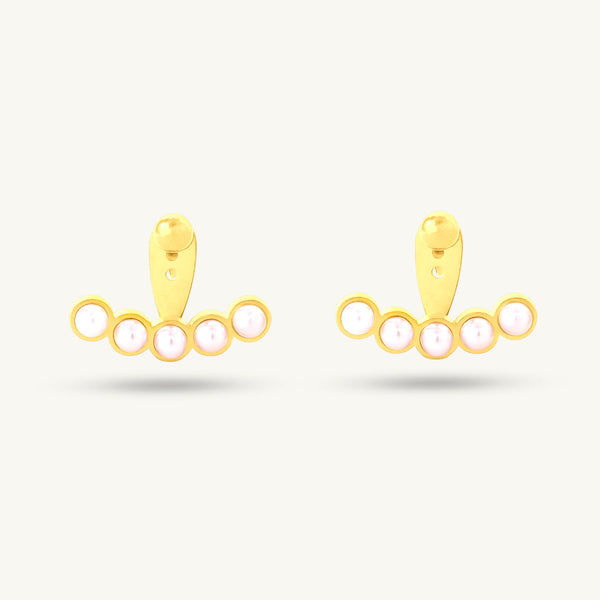 Pearl Fan Radiance Studs