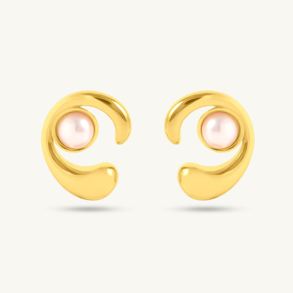 Celestial Curl Studs