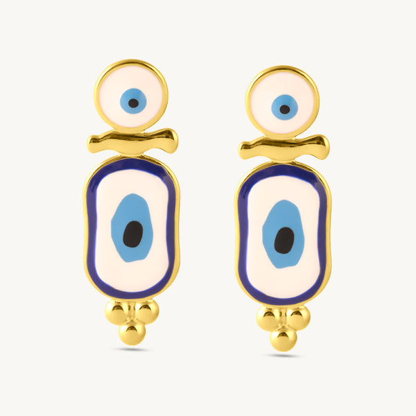 Evil Eye Dangle Earrings-1