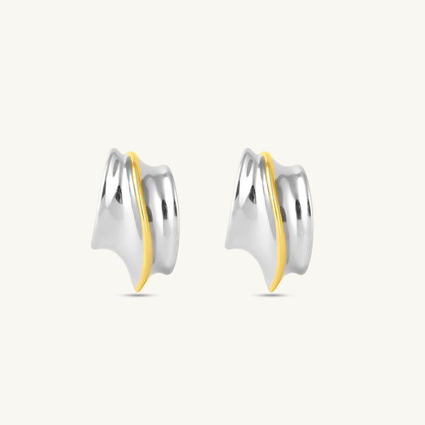 Artistic Folded Drop Earrings