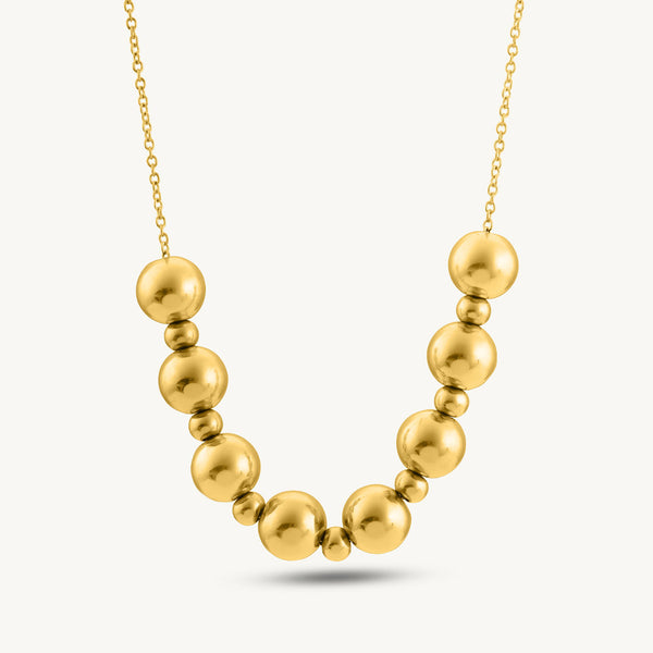 Gold Ball Chain Necklace