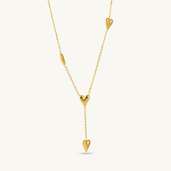 Heartstrings Gold Necklace
