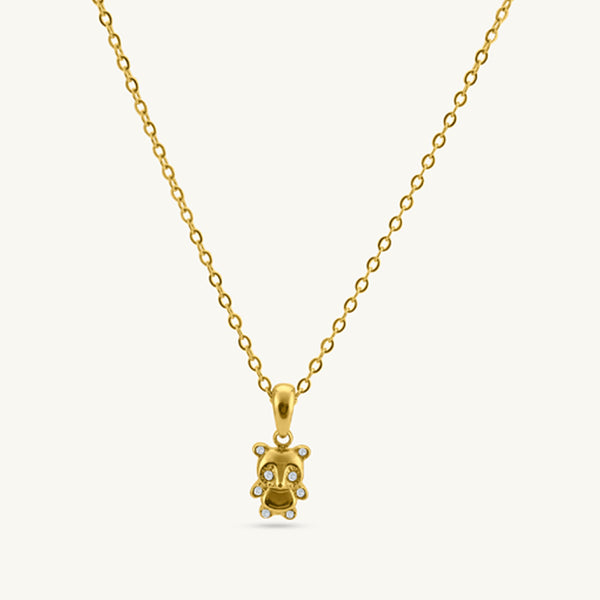 Golden Galaxy Cluster Pendant