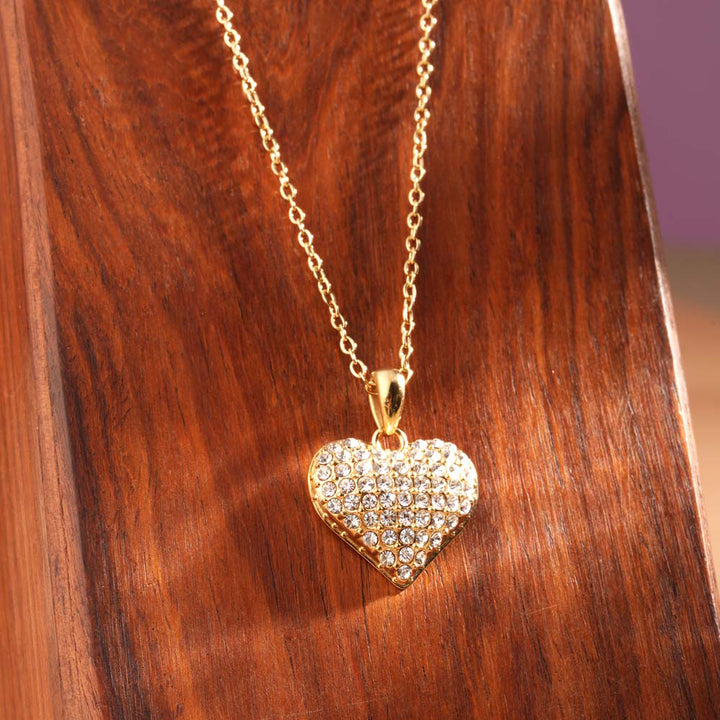 Starlit Heart Crystal Pendant - 1