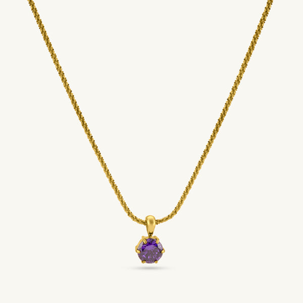 Midnight Sapphire Orb Necklace