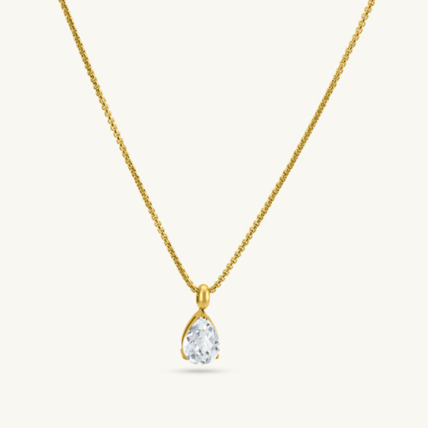 Crystal Wave Embrace Pendant