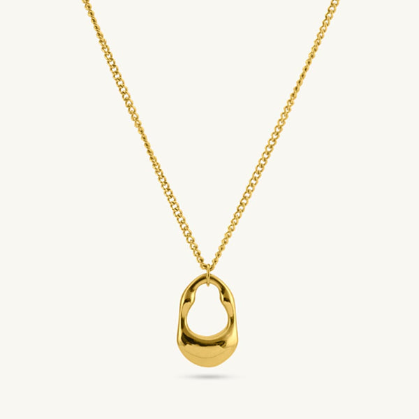 Liquid Gold Heart Necklace