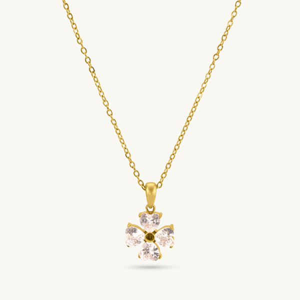 Blooming Brilliance Floral Necklace