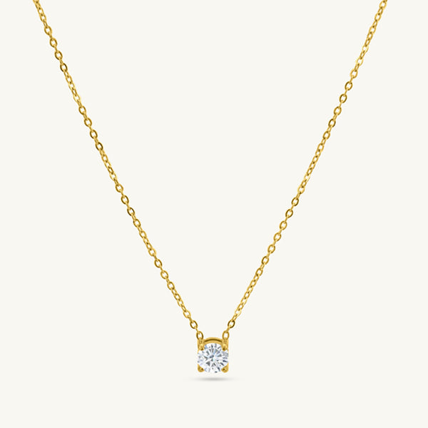 Classic Solitaire Glow Pendant