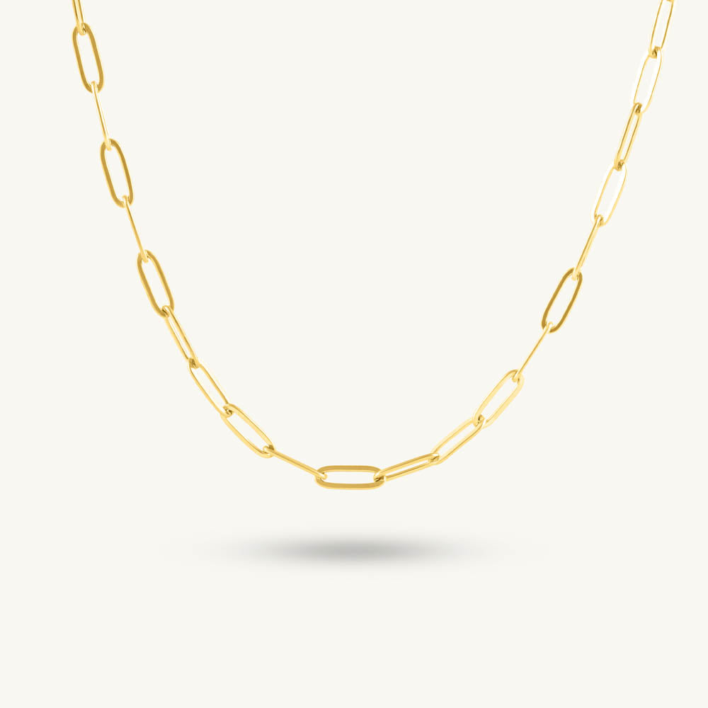 Chunky Gold Paperclip Chain