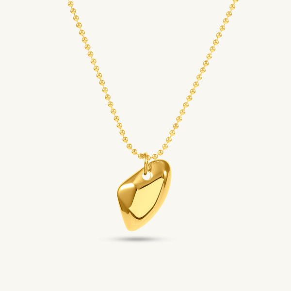 Golden Gloss Charm Necklace