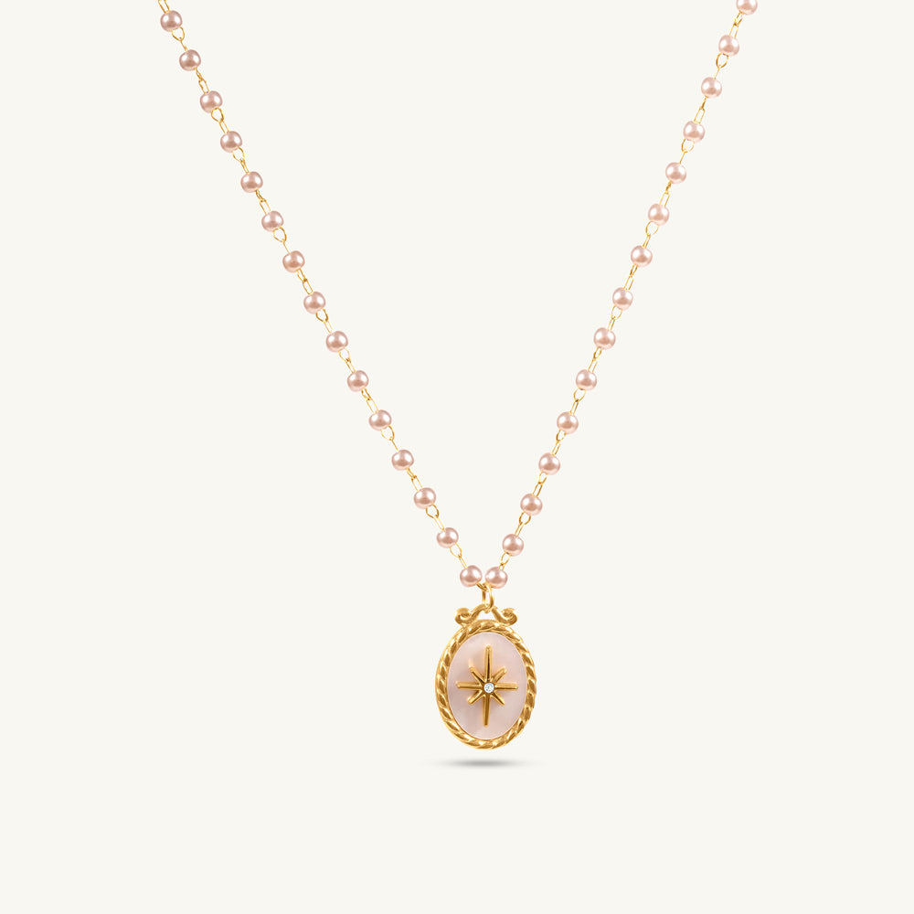 Celestial Grace Pearl Pendant