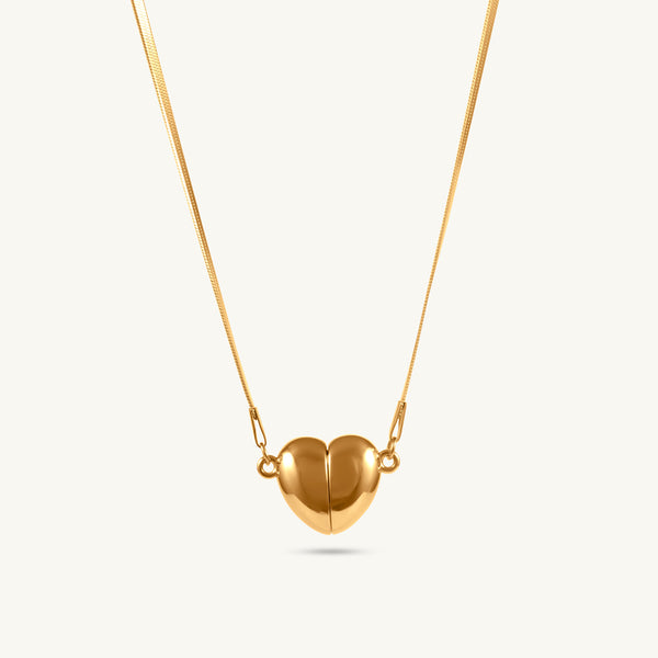 Molten Heart Pendant Necklace