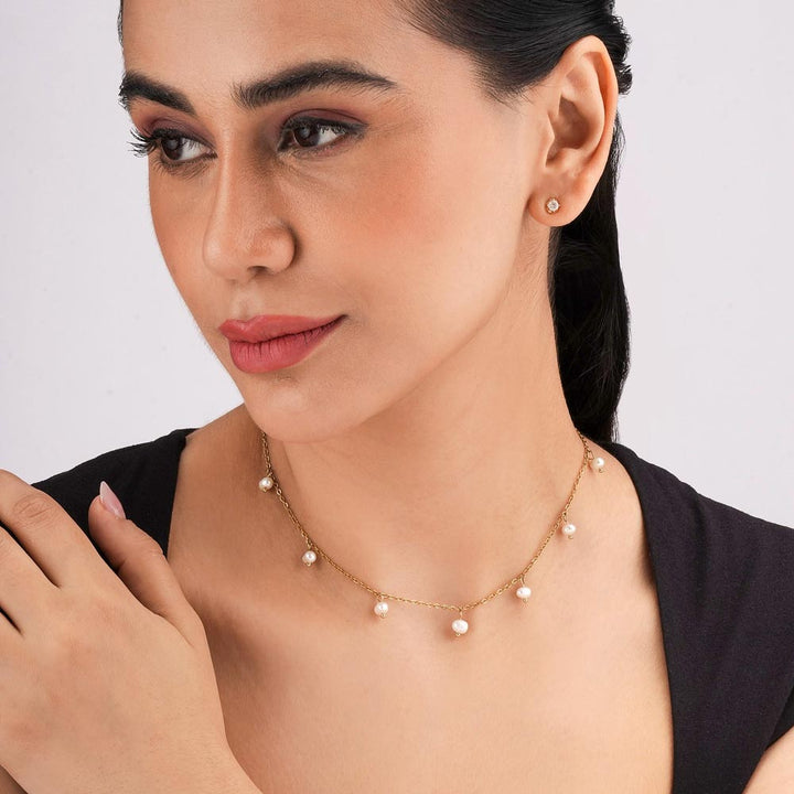 Starry Path Dainty Necklace