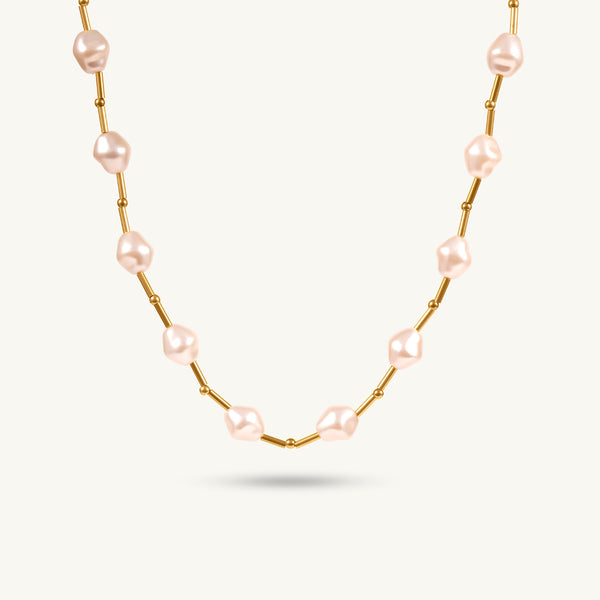 Pearl Petal Statement Choker