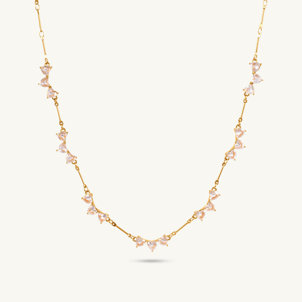 Floral Vine Pearl Necklace