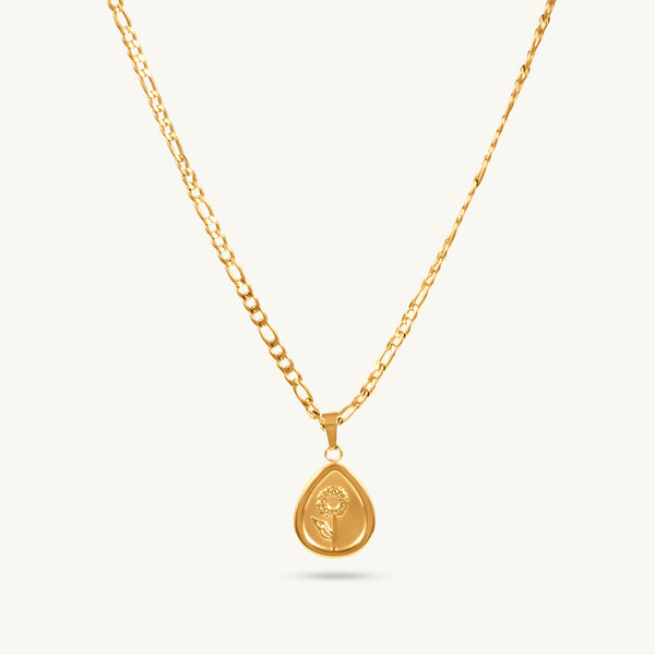 Vintage Coin Medallion Necklace