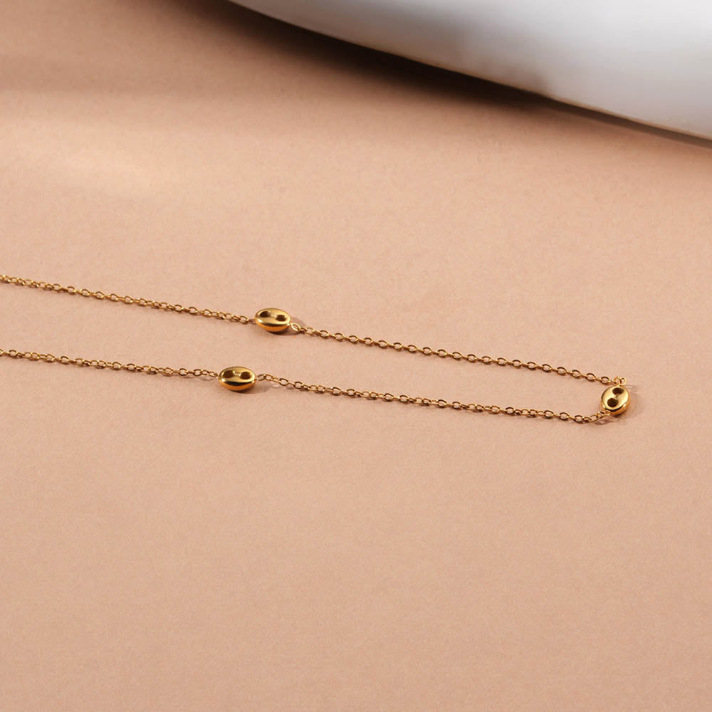 Tiny Orb Station Chain Necklace - view 4