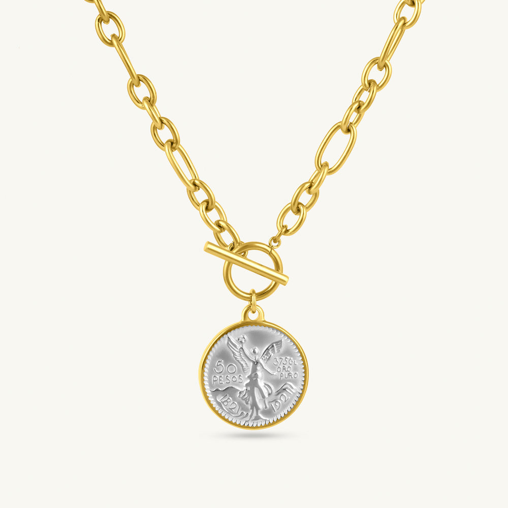 Vintage Angel Emblem Necklace - view 2