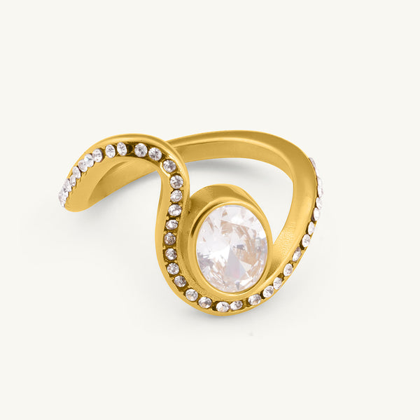 Statement Crystal Ring