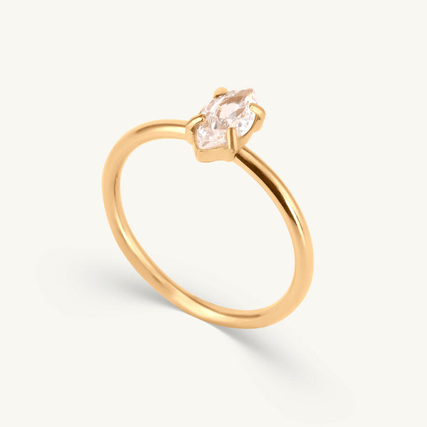Marquise Whisper Solitaire Ring