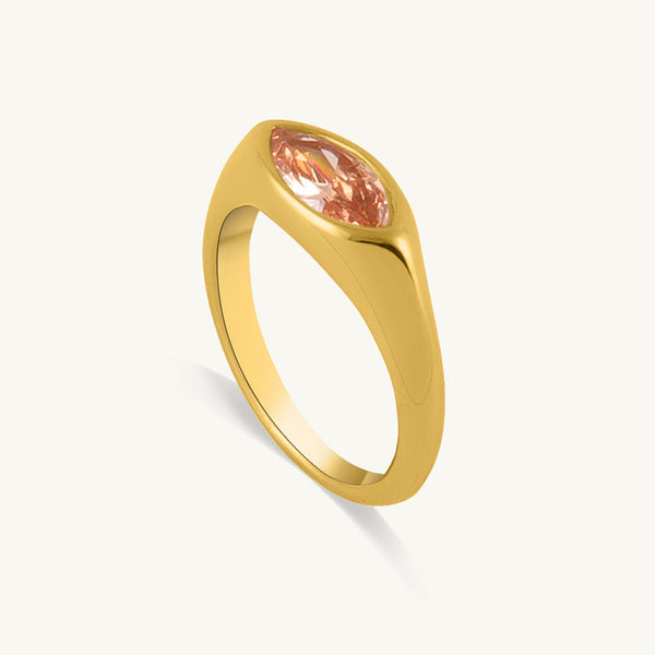 SunBlaze Marquise Glow Ring