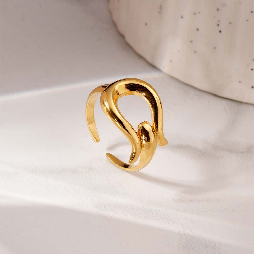 Ember Curve Adjustable Ring - view 4