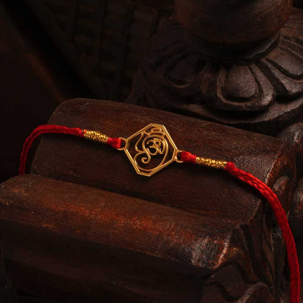 Om Ganesha 925 Silver Rakhi