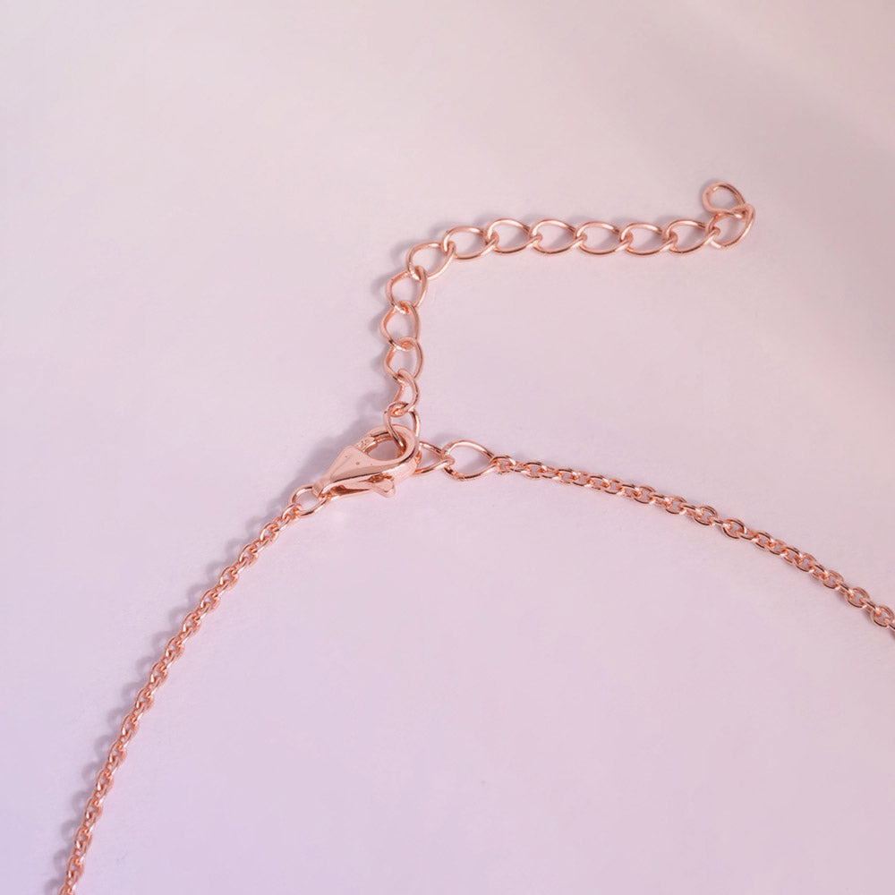 Berry Bubble 925 Sterling Silver Rose Gold Pendant Necklace - Image 1