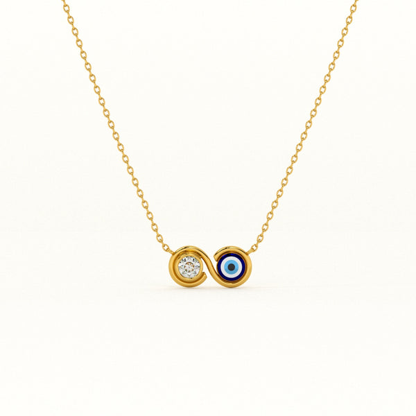 Evil Eye Journey 925 Silver Necklace