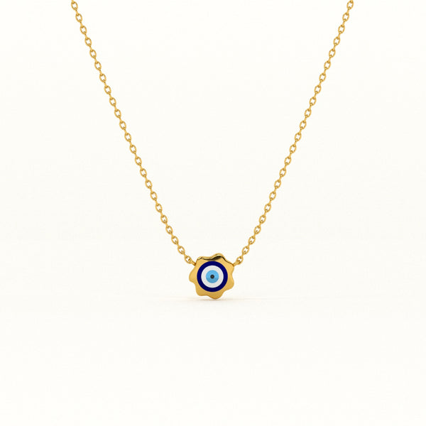 Evil Eye Playful 925 Silver Necklace