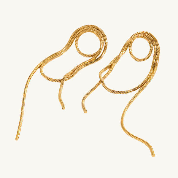 Golden Chain Earrings