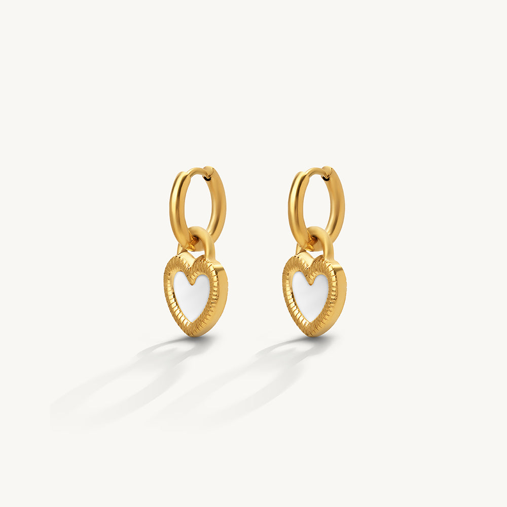 Romantic Heart Drop Earrings