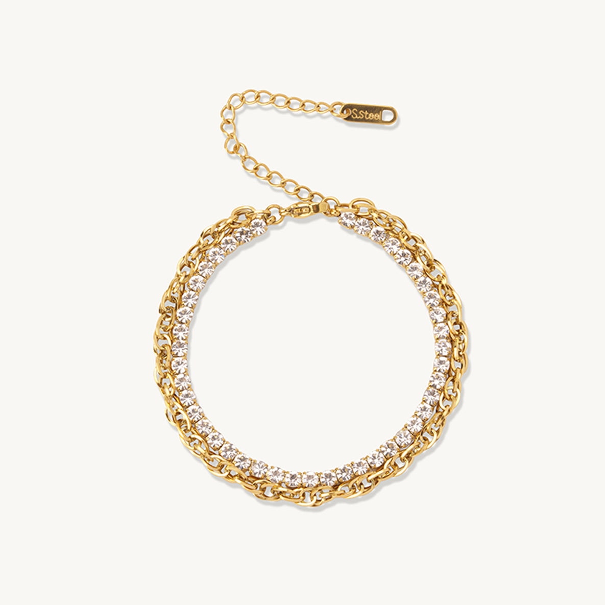 Bold-Link Statement Bracelet