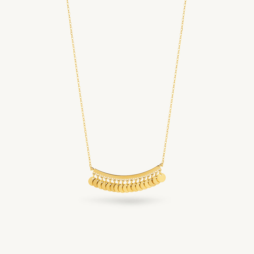 Drift Coin Charm Necklace