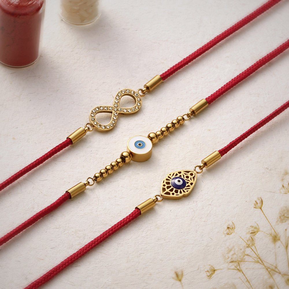 Infinity Keepsake Rakhi Set