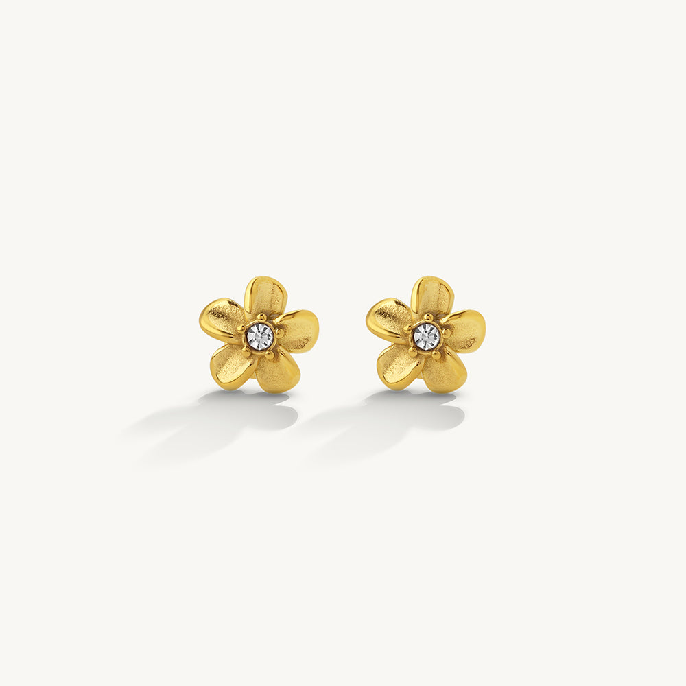 Floral Spark Stud Earrings