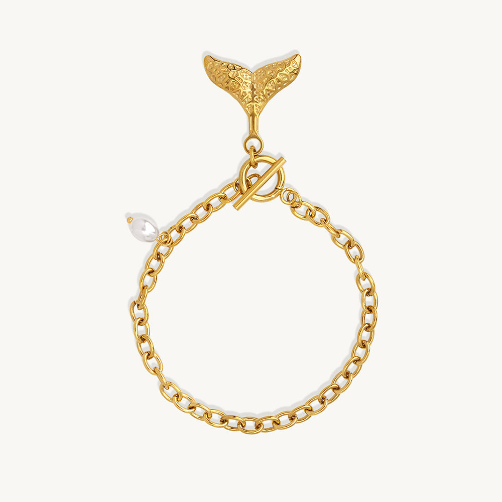 Aurelia Pearl Marine Charm Bracelet