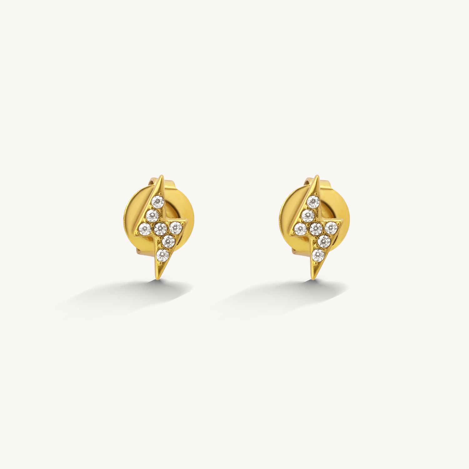 Radiant Lightning Bolt Earrings