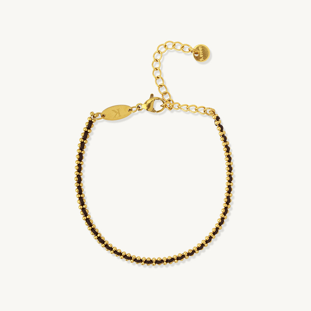 Auric Minimal Bead Bracelet