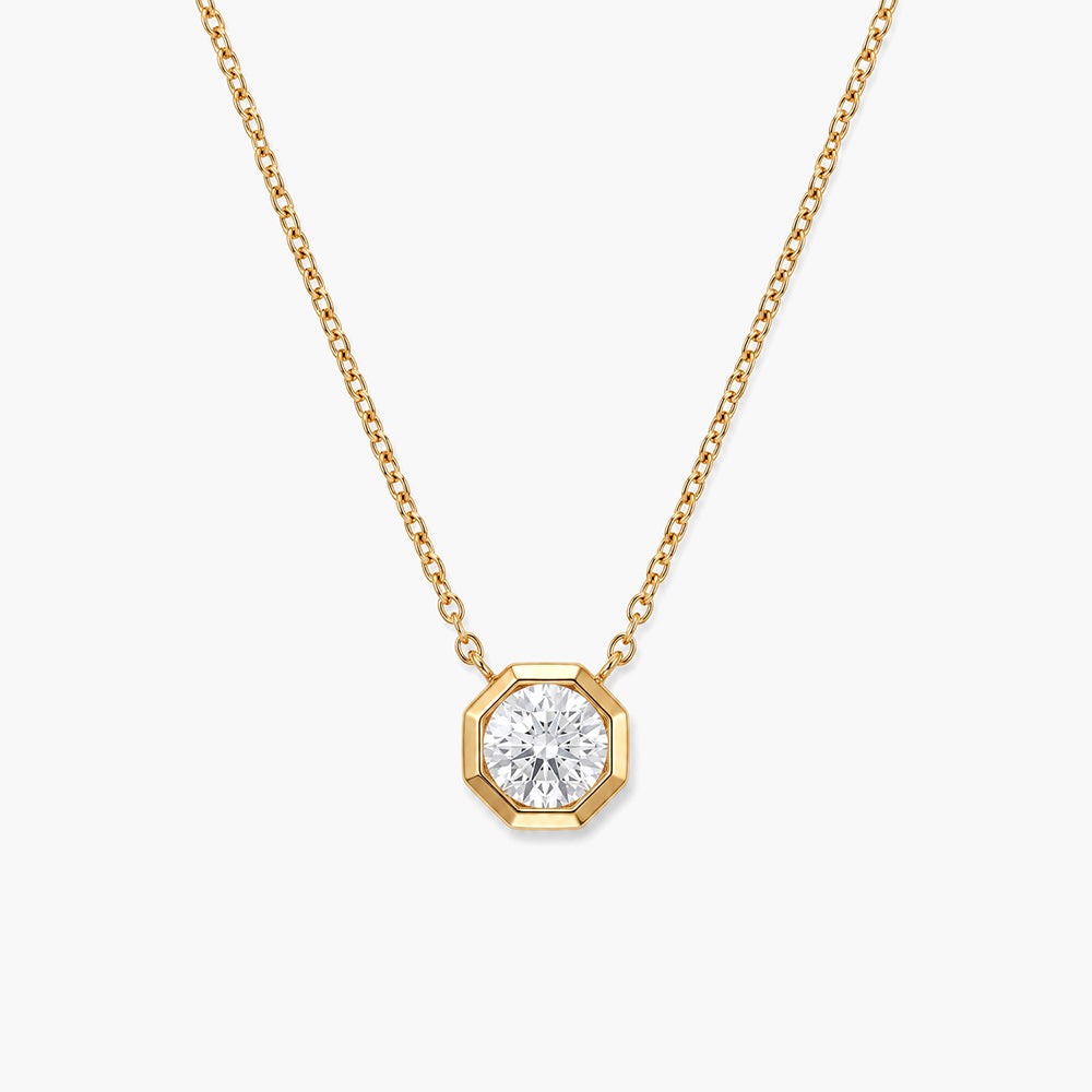 Aurelia Octa 925 Sterling Silver Pendant Necklace