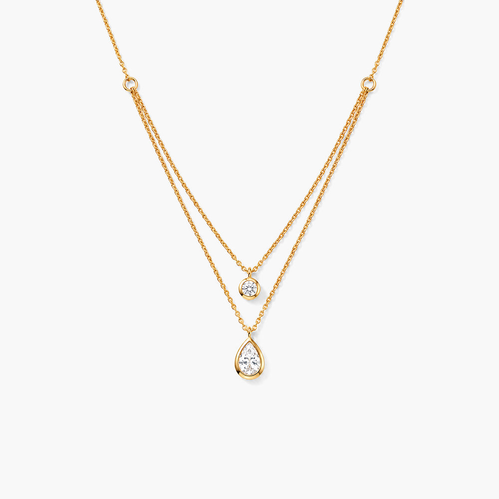 Aurelia Drop 925 Sterling Silver Pendant Necklace