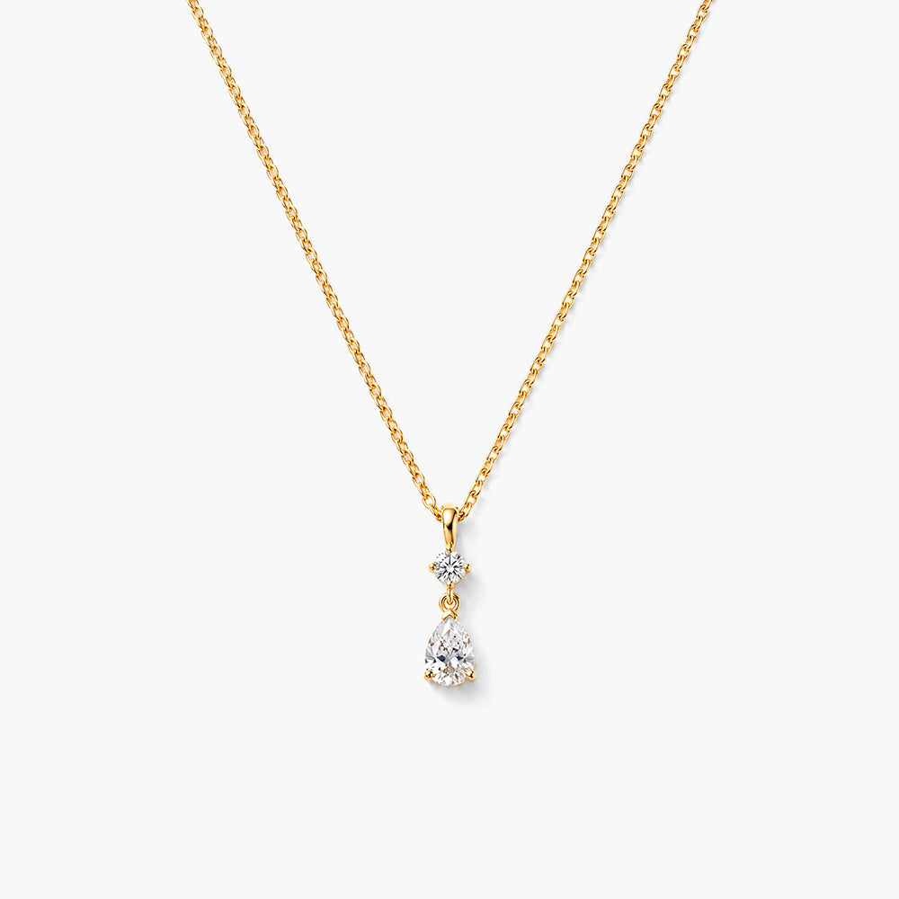 Aurelia Crystal 925 Sterling Silver Pendant Necklace