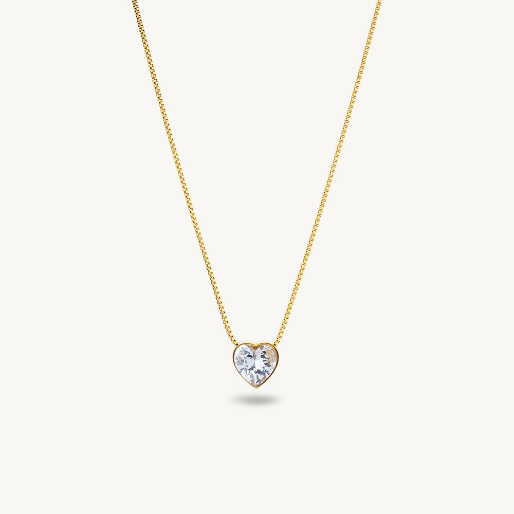 Soft Heart Pendant Necklace