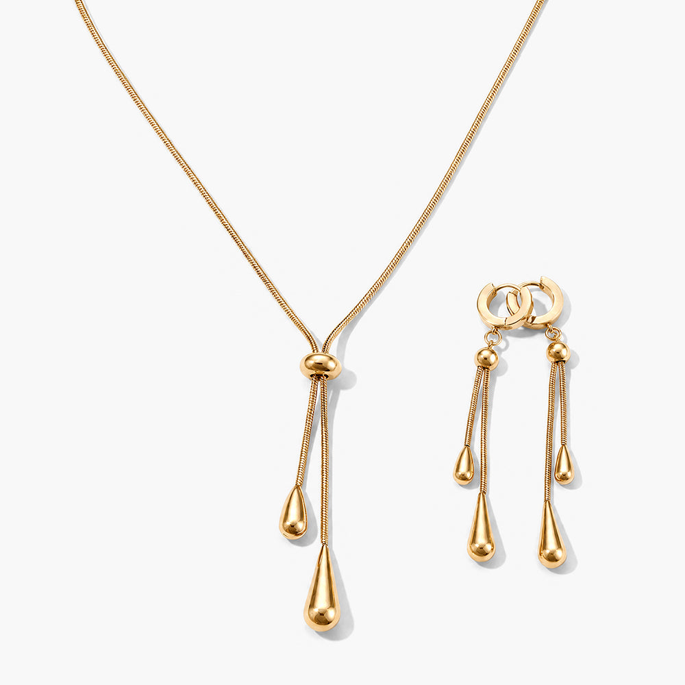 Dangling Teardrop Set