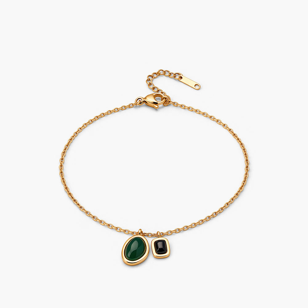 Emerald Night Anklet